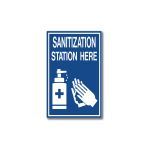Marking Services, Inc. - MS-900 Self-Adhesive Sanitization Station Sign