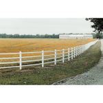 Country Estate Fence, Deck and Railing - Round Rail Fence - Rail Fence Styles