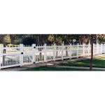 Country Estate Fence, Deck and Railing - Arlington Vinyl Picket Fence