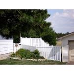 Country Estate Vinyl Products - Caribbean Vinyl Semi-Privacy Fence