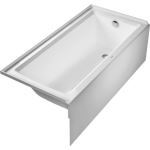 Duravit USA, Inc. - Architec - Bathtub with Panel Height 20 1/2" #700407 - Design by Duravit