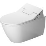 Duravit USA, Inc. - Darling New - Toilet Wall-Mounted Duravit Rimless for SensoWash® #256359 - Design by Sieger Design