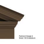 Southern Aluminum Finishing Co., Perimeter Systems - Designer Series Pediment Design A Model 100 Entablature