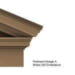 Southern Aluminum Finishing Co., Perimeter Systems - Designer Series Pediment Design A Model 200 Entablature