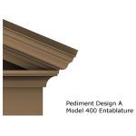 Southern Aluminum Finishing Co., Perimeter Systems - Designer Series Pediment Design A Model 400 Entablature