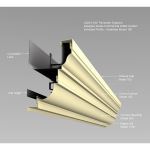 Southern Aluminum Finishing Co., Perimeter Systems - Designer 100 Series Extruded Gutters - Model 150