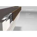 Southern Aluminum Finishing Co., Perimeter Systems - Press-Loc® Gravel Stop Standard Collection - Standard Profile