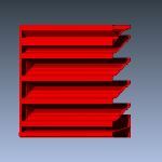 Industrial Louvers, Inc. - Model 456XP Fixed Extruded Non-Drainable