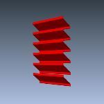 Industrial Louvers, Inc. - Model 450XPI 4 Inch Extruded Aluminum Inverted Blades