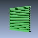 Industrial Louvers, Inc. - Model 155-45 Thinline Louvers