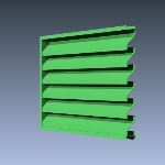 Industrial Louvers, Inc. - Model 250 Thinline Louvers 2 Inch