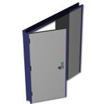Overly Door Co. - Model MRB-1P Metal Door - Blast-Resistant