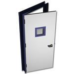 Overly Door Co. - Model LRB-S Metal Door - Blast-Resistant