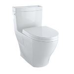 TOTO - Aimes® One-Piece Toilet, 1.28GPF, Elongated Bowl - WASHLET®+ Connection