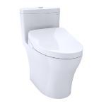 TOTO - Aquia® IV - WASHLET®+ S500e One-Piece Toilet - 1.0 GPF & 0.8 GPF