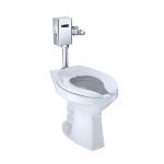 TOTO - Commercial Flushometer Ultra-High Efficiency Toilet,1.0 GPF,ADA Compliant,Elongated Bowl-CeFiONtect