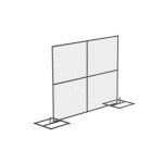Beacon Industries, Inc. - Construction Barrier Fence - Beacon® BHRAIL Series