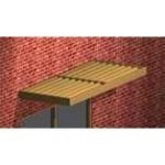 Architectural Louvers - H6JS Sunshade Louvers