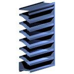 Architectural Louvers - E6DF Wall Louvers