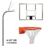 Douglas Industries, Inc. - Gooseneck 4.5 RPGR Basketball System