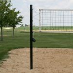 Douglas Industries, Inc. - VBS-3 SQ Outdoor Power Volleyball System, 3″ SQ Steel, Black