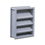 Reliable Architectural Louvers & Grilles - 12” Deep Stationary Acoustical Louver:645RAAB