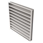 Reliable Architectural Louvers & Grilles - Automatic Intake Dual Combination Louver Damper:445RBID