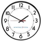 American Time - Custom Logo Steel Case Wi-Fi Analog Clocks