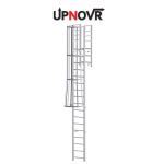 UPNOVR, Inc. - Parapet Access Cage Ladder With Return