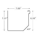 Garrety Manufacturing Inc. - 7″ Seamless Box Gutter