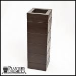 Planters Unlimited - Madera Square Commercial Fiberglass Planters