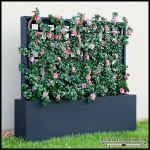 Planters Unlimited - Populated Trellises & Space Dividers in Fiberglass Planters