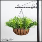 Planters Unlimited - Grass Mix in 22in Hanging Basket, Outdoor Rated