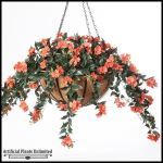 Planters Unlimited - Impatiens in 22in Hanging Basket, Outdoor Rated