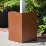 Planters Unlimited - Modern Square Post Fiberglass Planters