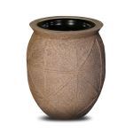 Planters Unlimited - Astro Fiberstone Round Ash/Trash Receptacle
