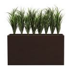 Planters Unlimited - UV Outdoor Rated Lush Grass in Modern Planter