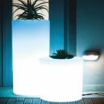 Planters Unlimited - Canaletto Illuminated Cylindrical Planter