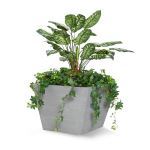 Planters Unlimited - Baxter Fiberglass Tapered Square Planter