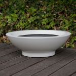 Planters Unlimited - Luna Fiberglass Low Bowl Planter