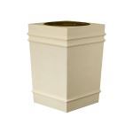 Planters Unlimited - Custis Ash/Trash Fiberstone Receptacle