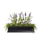 Planters Unlimited - Black Laguna Fiberglass Window Box