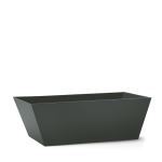 Planters Unlimited - Manhattan Powder-Coated Aluminum Tapered Rectangular Planter