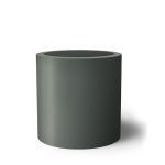 Planters Unlimited - Quick Ship Modern Round Fiberglass Planter: 2 Weeks