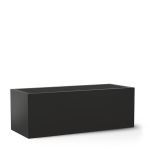 Planters Unlimited - Quick Ship Modern Fiberglass Rectangle Planter: 2 Weeks