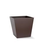 Planters Unlimited - Manhattan Powder-Coated Aluminum Tapered Square Planters