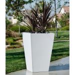 Planters Unlimited - Manhattan Fiberglass Tapered Square Planter