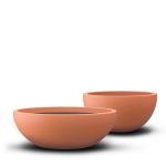 Planters Unlimited - Rocca Low Bowl Fiberglass Planter