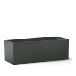Planters Unlimited - Bioretention Modern Rectangle Powder-Coated Steel Planter