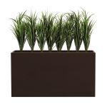 Planters Unlimited - UV Outdoor Rated Lush Grasses in Modern Planter